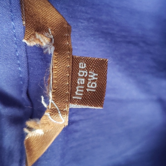 Jessica women's plus size 16w sleevless button down with ruffle front - Picture 3 of 5